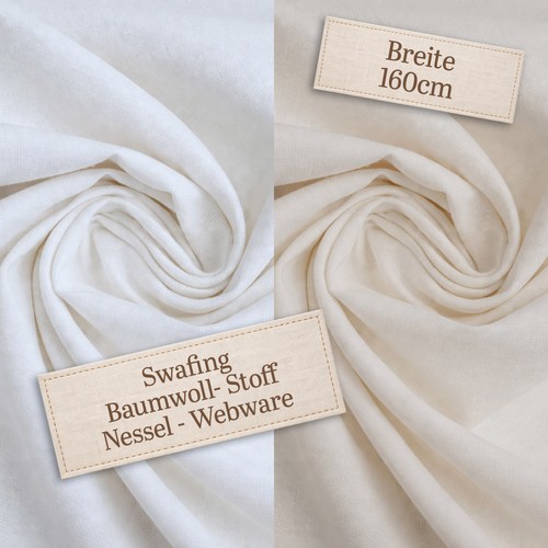 Baumwolle nessel stoff - nessel, 160cm