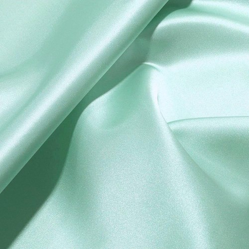 Mint satin stoff - 4m,